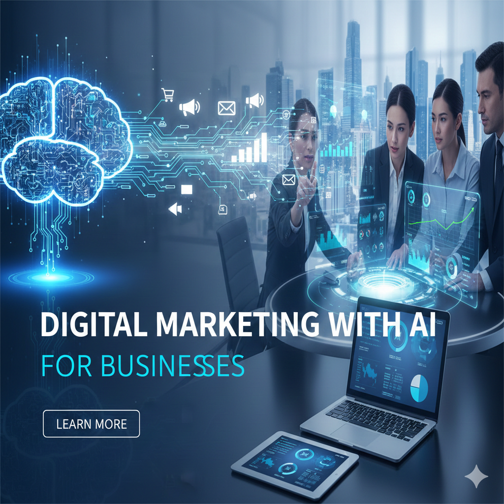 Digital Marketing with AI for Businesses