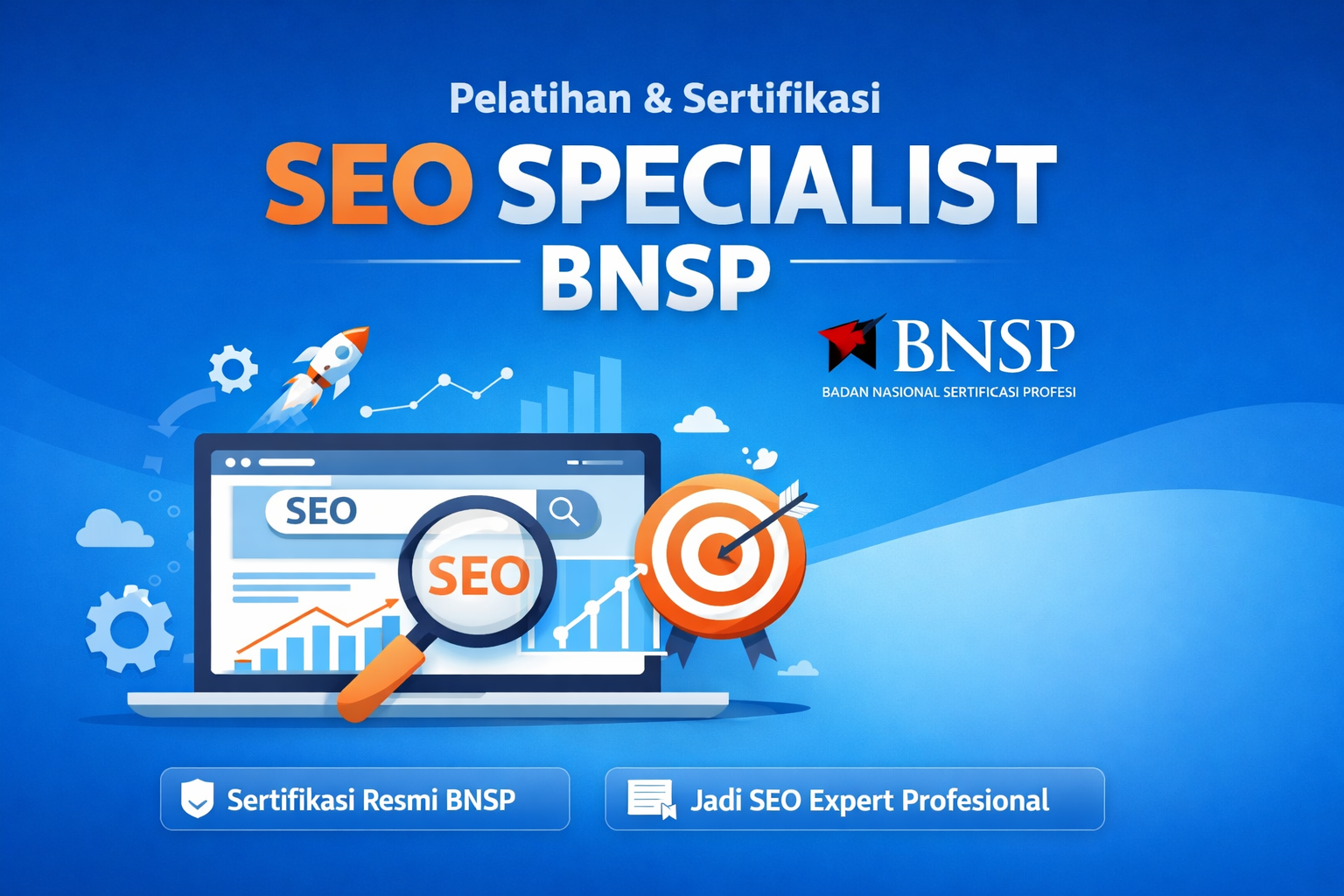 Pelatihan & Sertifikasi SEO Specialist BNSP seo specialist bnsp