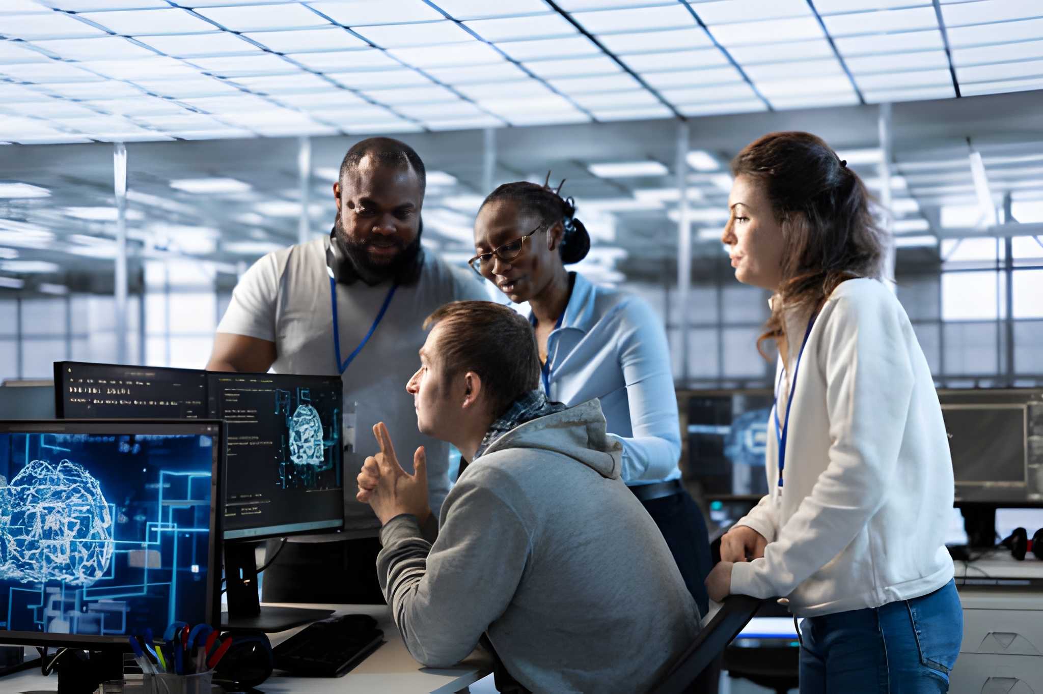 staf operasi pusat data